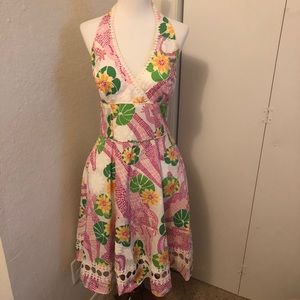 Lilly Pulitzer Sunbather Print Halter Dress